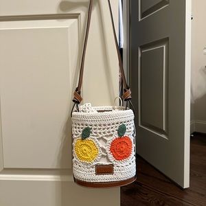 STAUD Crochet Anita bucket bag